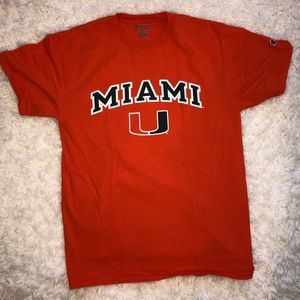 Orange u Miami t shirt